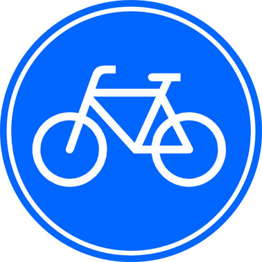 Verplicht fietspad: snorfietsen verplicht op het fietspad.